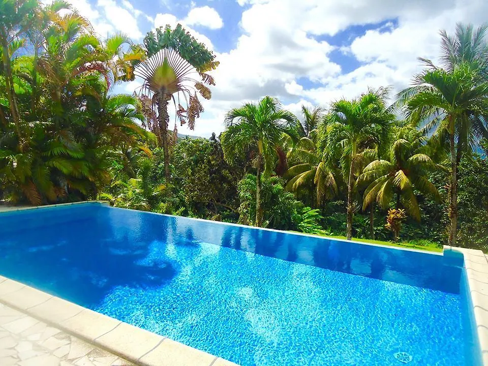 Villa Les Tililis - Belle Villa De 300 M2 Situee Au Calme Avec Grande Piscine Et Vue Montagne Petit-Bourg 0*,